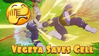 Vegeta Ego Is Unreal, He Hit Trunks To Save Cell!! - Dragonball Kakarot Gameplay (13)