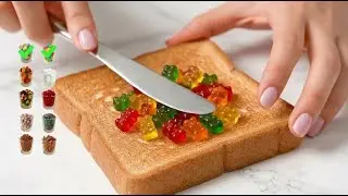 Spreading Glass Candy on Toast AI ASMR Video - Sweets Edition | Oddly Satisfying