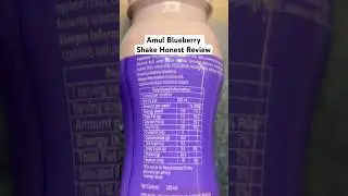 Amul Blueberry Protein Shake Review #amul #protein #shorts