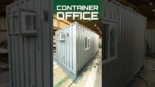 Checkout this Shipping Container Office #construction #shippingcontainers