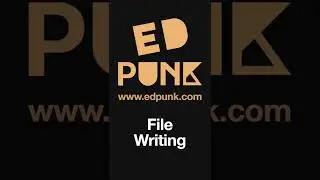 [Day 93] Writing a File Using Python | Learn Python | Dark Mode #100daysofpython