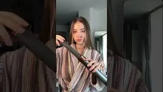 Using the Dyson Airwrap on extremely straight & fine hair #blowout #blowouthair #loosecurls #dyson