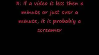 How to Avoid Screamers