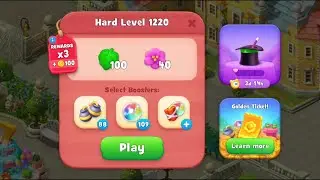 Gardenscapes Level 1220 Walkthrough 