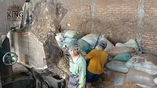 TURNING LARGE WOOD BRANCHES INTO LUXURIOUS WOOD SLAB 