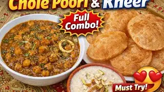 Aaj ghar par banaya mazedaar 😍 Chole Poori aur Creamy Kheer|Aur sabko distribute bhi kiya bht maza a