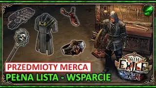 Lista przedmiotów Wspierających dla MERCA ⚡ Support Mercenary ⚡ Path of Exile 3.26