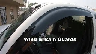 Wind & Rain Guards, Removal and Installation