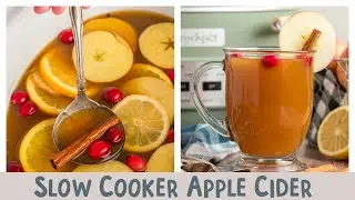 🍎Slow Cooker Apple Cider☕