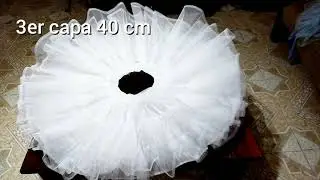 Crinolina para vestido de niña de 4 años