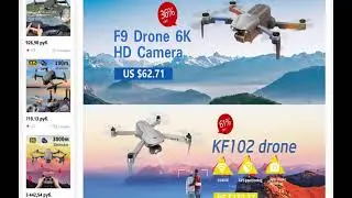 2021 Новый F9 GPS Дрон 6K двойная HD камера Профессиональная аэрофотосъемка
