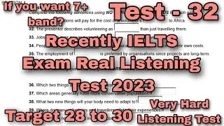 23 MARCH HARD LISTENING TEST 2023 | IELTS ACADEMIC LISTENING TEST 2023 | IDP+BC LISTENING TEST 2023