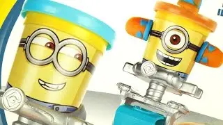 New Play Doh Despicable Me Minion Made Stamp & Roll Play Set!