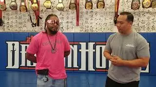 Zhong Luo Cage Fighting Series 05/URCC Justin Davis Pre fight interview 07.12.2022