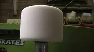 Kryptonics White Green Core Wobbly Wheel