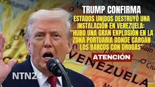 ÚLTIMO MINUTO: Presidente Trump confirma que Estados Unidos destruyó una instalación en Venezuela