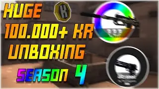 MY BEST UNBOXING *EVER*! 100.000+ KR SEASON 4 UNBOXING (UNOBTAINABLE??!) - [Krunker.io]
