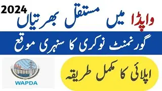 Latest WAPDA jobs 2024|Government jobs 2024|Today online jobs update|New Jobs 2024 in Pakistan
