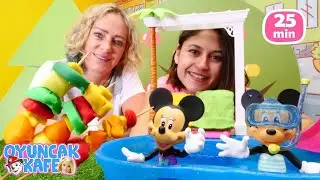 &Ccedil;ocuk videoları. Oyuncak Kafe - en sevimli b&ouml;l&uuml;mler. Yemek yapma oyunu