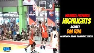 Masbate Province Highlights Play against Dm RDA in ABBL 2023 season 1