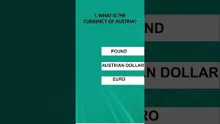 What is the currency of Austria? #history #trivia #quiz #learnenglish #literature #generalknowledge