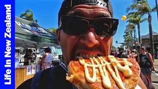 THESE MASSIVE MUSSEL FRITTERS | Life In New Zealand