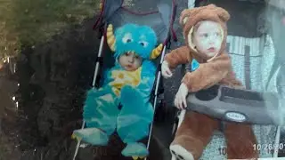 recreating our baby photos as grown teenagers..