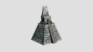 Tikal - Templo I en 3D (Templo del Gran Jaguar)