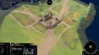Play Age of Empire 4_  Learn how to construct a Landmark  advance from the Dark Age to  Feudal Age