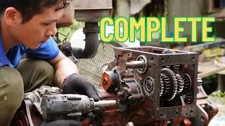 Timelapse: Complete Farm Tractor Gearbox Repair | Step-by-Step Overhaul