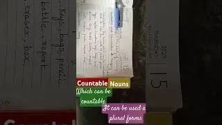 Countable Nouns #englishgrammar# viral shorts🔥 trending examples 🦄🦄🐠🐈🐇🦜