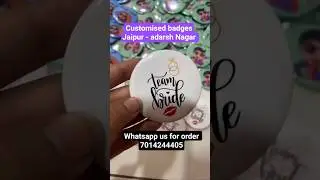 Customised Badges| Bride & Groom team | available @ best price,bulk order  #namebadges #customnames