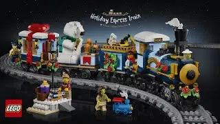 LEGO Instructions - Icons - 10361 - Holiday Express Train - Winter Village Collection (All Books)