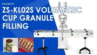 ZONESUN ZS-KL02S Automatic Volumetric Cup Measuring Granule Salt Beans Filling Machine