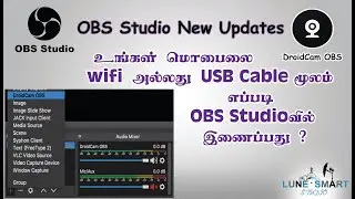 Using Your mobile camera as a Webcam in OBS| DroidCam OBS | தமிழ்