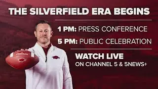 What to know about new Arkansas coach Silverfield's introduction and celebration on Dec. 4
