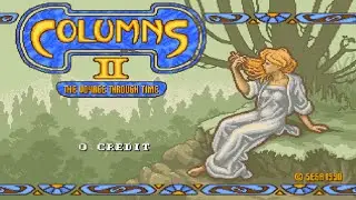 Columns II The Voyage Through Time Arcade Japones Sega System C Colunas II A Viagem Atrav&eacute;s do Tempo