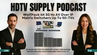 WolfPack 4K 30 Hz AV Over IP Matrix Switchers Up To 50 TVs