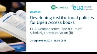 Developing institutional policies for Open Access books