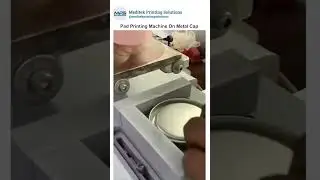 Pad Printing Machine for Metal Caps #meditek #metal #colorprinting #padprinting #industrial