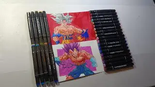 GOKU AND VEGETA DRAWING 