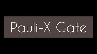 Pauli-X Gate | Quantum Computing 