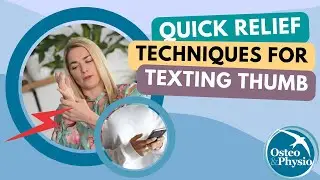 Quick relief techniques for 'texting thumb'| 2 minute routine