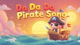 Da Da Pirate Song  Cute Chibi Pirate Adventure | 3D Soft‑Pixel Animation for Kids