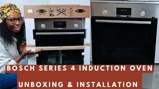 Unboxing Bosch, Bosch Induction Series 4, Bosch Oven, Induction Installation, Bosch HLN39A020, Oven