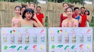 ទាយបន្លែខ្មែរយើងយករង្វាន់😂🤣L&N🤩