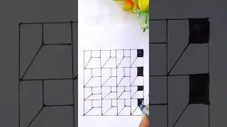 easy and unique 3d illusion drawing|#artwork #ytshorts#3dillusion#illusion#kids#reels#trending#viral