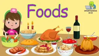 Learning Foods in English for kids |Junk food Name | Fast Food | Junk Food Vocabulary