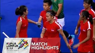 Hockey Women's Bronze Medal Match Highlights Singapore 🇸🇬 vs 🇮🇩 Indonesia | 29th SEA Game 2017