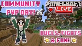 Community PvP Day 💥 Minecraft Java LIVE &ndash; Duels, Fights & Fun! | Training Arc Series